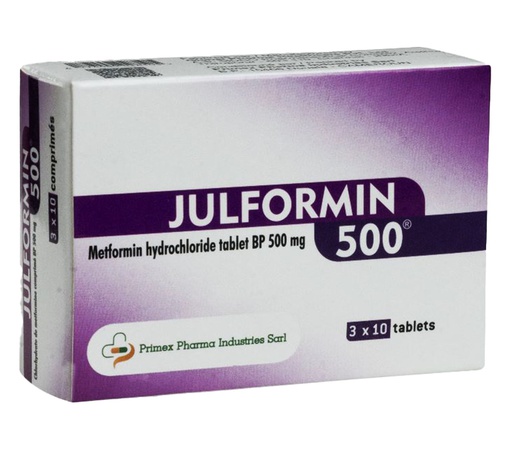 JULFORMIN 500 MG 